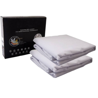 Jeannette Vite Tencel 2 stuks Kussensloop Model Exclusief - Ritssluiting