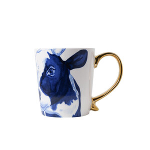 Mok Koe - Delfts blauw - Goud