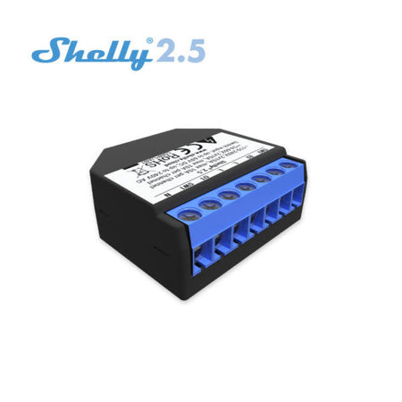 SHELLY  Shelly 2.5 WiFi double built-in switch