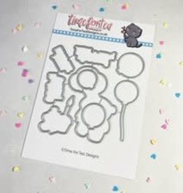 Time for Tea Designs Time For Tea Designs Birthday Bear Metal Die