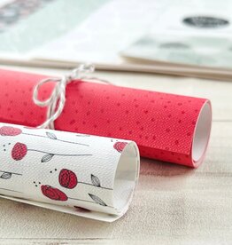 Modascrap Modascrap Covering Papers Spring Poppies (2 sheets) 48 x 34cm