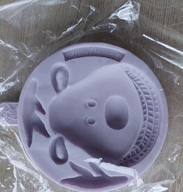 Karen Davies Siliconen mal  Rudolp Cake top  S88