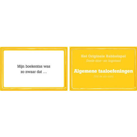 Babbelspel Origineel aanvulling