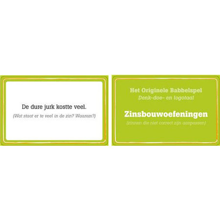 Babbelspel Origineel aanvulling