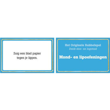 Babbelspel Origineel aanvulling