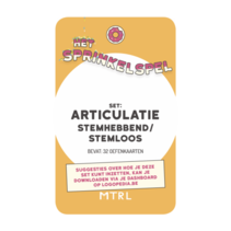 Sprinkelspel stemhebbend/stemloos
