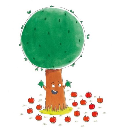 Schud eens aan de appelboom