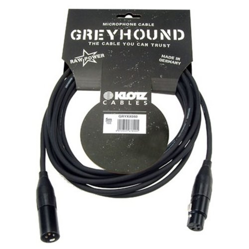 Klotz Greyhound XLR male - XLR female -10 meter Klotz Greyhound XLR male - XLR female -10 meter