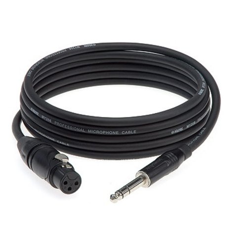 Klotz M1 - XLR - 6.35mm Jack kabel-10 meter Klotz M1 - XLR - 6.35mm Jack kabel-10 meter