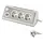 MaxTrack Tafelcontactdoos - 3x Stroom, 2x USB lader - 3,0 meter -Wit