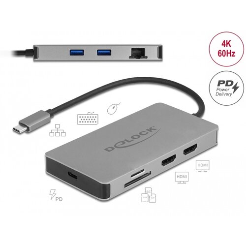 DeLock USB Type-C™ Docking Station 4K DeLock USB Type-C™ Docking Station 4K