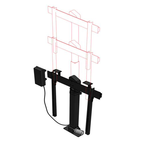 Sabaj K1 - Draaibare TV Lift met Klepsysteem
