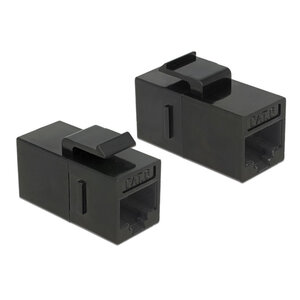 DeLock KeyStone Cat 6 UTP - RJ45 -Zwart