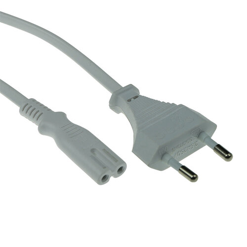 ACT PWRCORD CEE7/16 STR-C7 WH 3.0M ACT PWRCORD CEE7/16 STR-C7 WH 3.0M