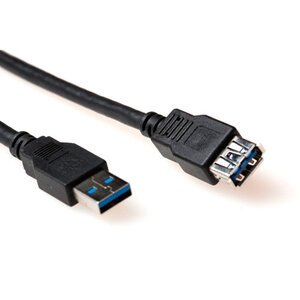 ACT USB A - USB A verlengkabel -  3.0  meter