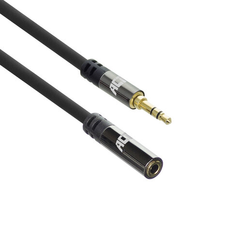 ACT H.Q. 3,5 mm jack - 3,5 mm jack verlengkabel- 2.0 meter ACT H.Q. 3,5 mm jack - 3,5 mm jack verlengkabel- 2.0 meter