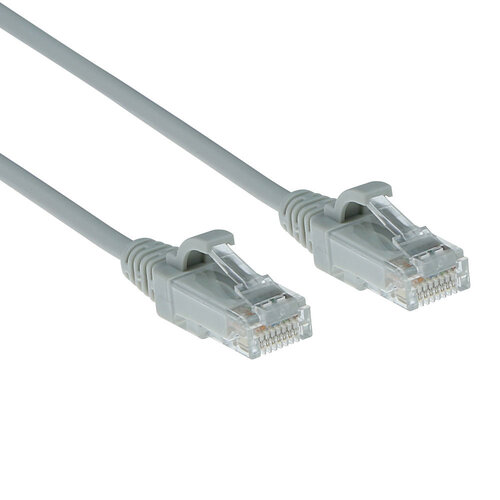 ACT CAT 6 UTP 0.5 meter SLIMLINE Grijs ACT CAT 6 UTP 0.5 meter SLIMLINE Grijs