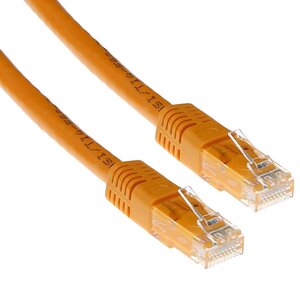 ACT Cat 5e UTP 0.5 meter Oranje