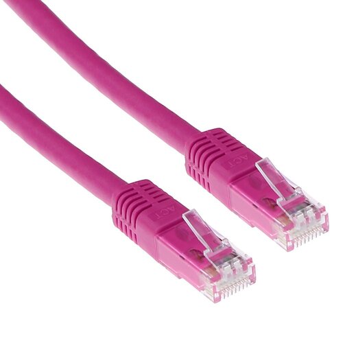 ACT Cat 5e UTP 1.0 meter Roze ACT Cat 5e UTP 1.0 meter Roze