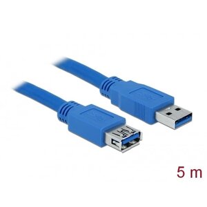 DeLock USB A - USB A verlengkabel - 5.0 meter