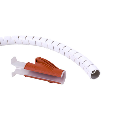 Dataflex Cable Eater ø15mm - 3.0 meter-Wit Dataflex Cable Eater ø15mm - 3.0 meter-Wit