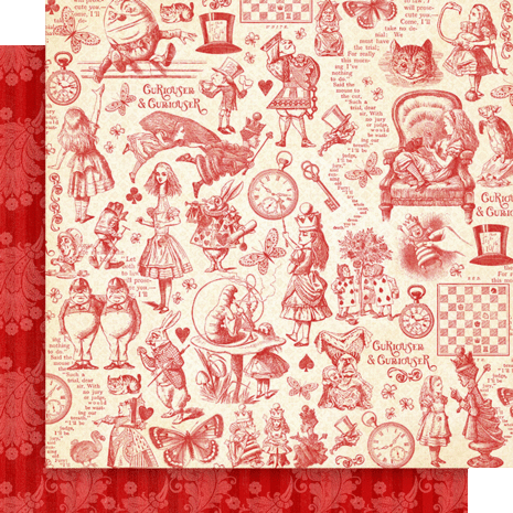 Graphic 45 Curiouser & Curiouser 12x12 Inch Collection Pack (4502937)